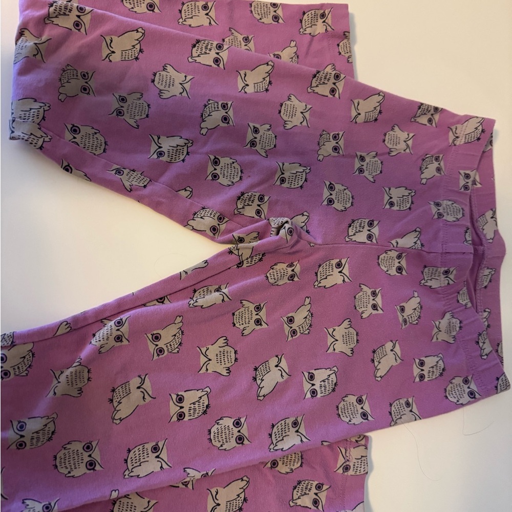 Cat & Jack Lavender Owl Print Pajama Bottoms